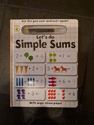 Wipe Off Book- Let's Do Simple Sums
