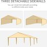 6 x 3 m Party Tent Gazebo Marquee Image 6