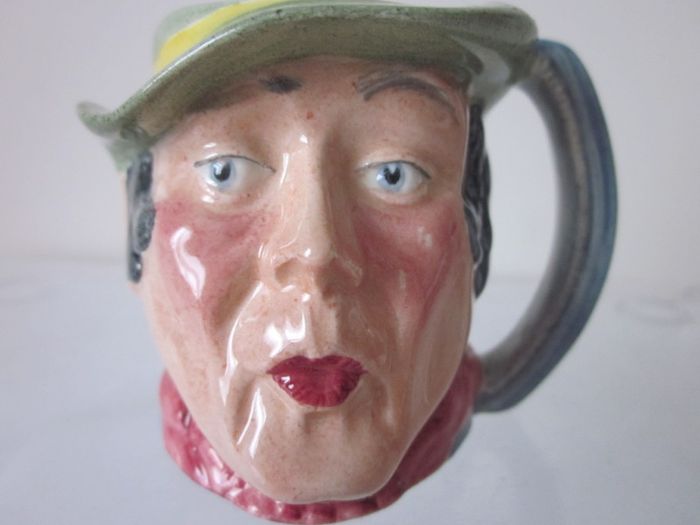 Vintage Kelsboro Ware Hand Painted  Miniture Toby  Character Jug Sam Weller Dickens Pickwick Series