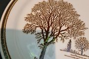 EIT plate with tree motif in boho retro style