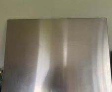 Stainless steel splashback