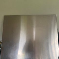Stainless steel splashback