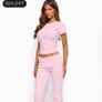 Edikted Pink Leggings, size small Image 3