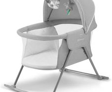 Kinderkraft LOVI 3 in 1 Baby Crib Travel Cot Rocker