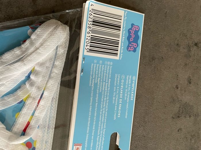 Peppa Pig Bunting Chain