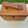 Vintage wooden shoe-cleaning box Image 2