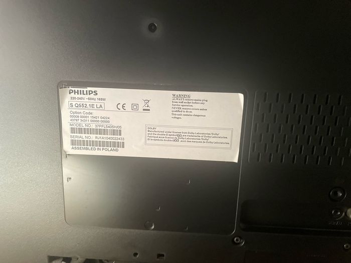 philips tv like new