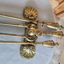 Antique Brass companion set Image 5