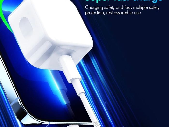 IPhone charger [Apple MFi Certified] PD 20W USB C Fast Charger Plug and USB C Fast Charge Cable 2M,Type C Wall Charging Fast Charger,for iPhone 14 13 12 11,iPad, AirPods