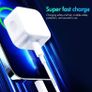 IPhone charger [Apple MFi Certified] PD 20W USB C Fast Charger Plug and USB C Fast Charge Cable 2M,Type C Wall Charging Fast Charger,for iPhone 14 13 12 11,iPad, AirPods Image 2