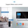 Wireless WIFI GSM Home Security Mobile Phone Alarm System For Tuya Smart Life APP With Motion Sensor Detector Compatible With Alexa & Google Image 3
