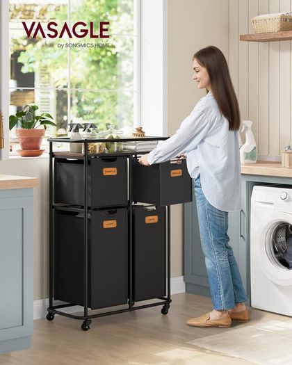 Laundry Basket With Dividers
