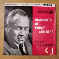 Paul Robeson Highlights Of Porgy And Bess 7 inch EP HMV 7EG 8510 Mono