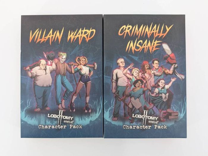 Lobotomy 2: Manhunt Board Game + Expansions Bundle (Like New / Sealed)