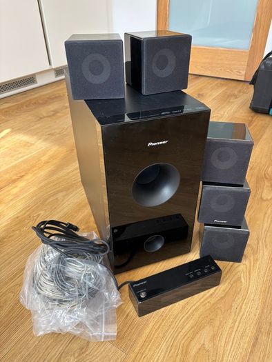 Pioneer surround sound system speakers subwoofer SX-SW515