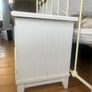 White Wooden Blanket Box Image 3