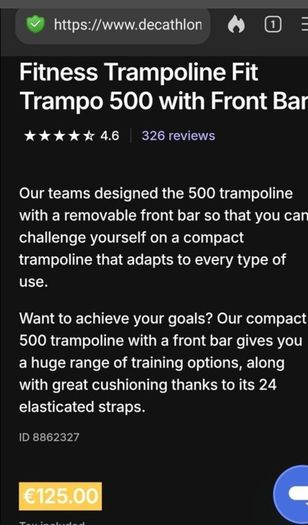 Domyos Fit Trampo 500 Trampoline