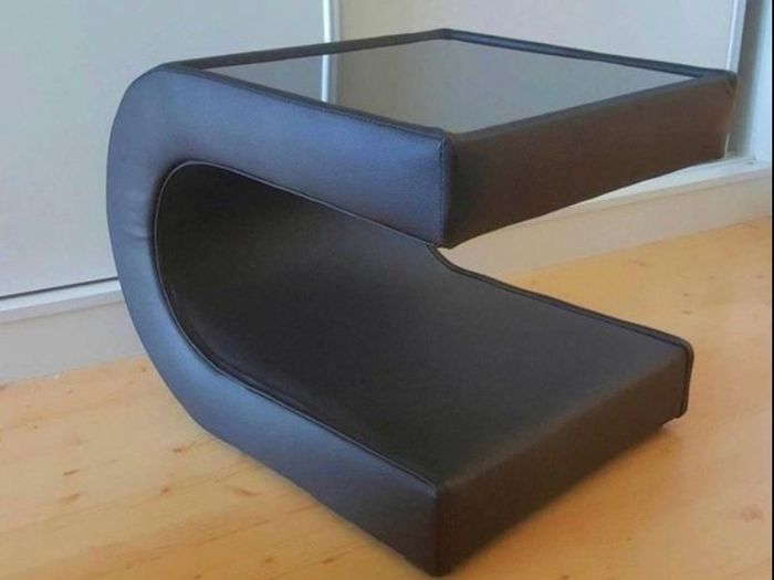 Contemporary Design Black Side Tables Bedside Lockers Brand New