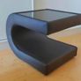 Contemporary Design Black Side Tables Bedside Lockers Brand New Image 4