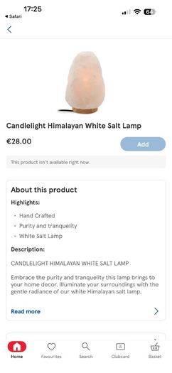 Candlelight Himalayan White Salt Lamp