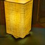 Osaladi Japanese Minimalist Table Lamp - Fabric Shade Image 2