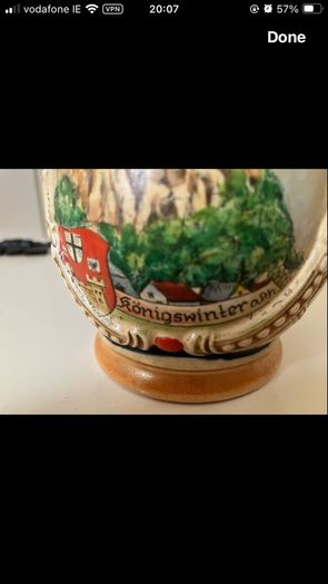 Vintage West German beer mug