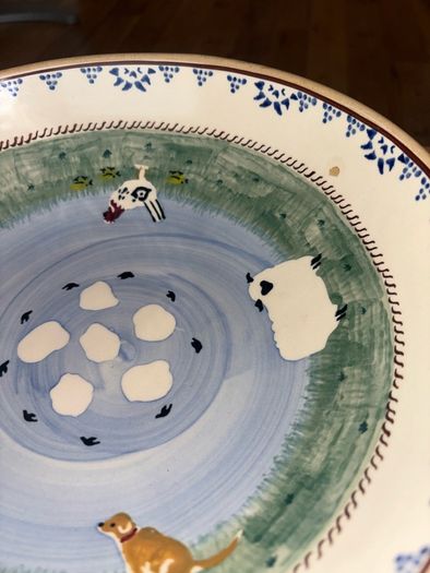 Nicholas Mosse Landscape Cake stand and Fruit Bowl