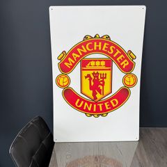 Man United metal sign