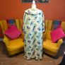 Vintage 50s 60s Yellow floral quilted housecoat Image 2