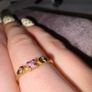 Chupi 14k gold pink sapphire sun moon and stars ring (limited edition ) Image 4