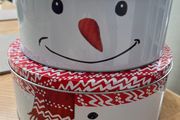 2 Christmas Cake Tins