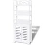 Bathroom Cabinet Albuquerque Wood White 46x24x117.5 cm Image 6