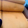Corner Sofa Bed  Mustard Gold, Recently Cleaned, with Bedding Storage Box Image 7