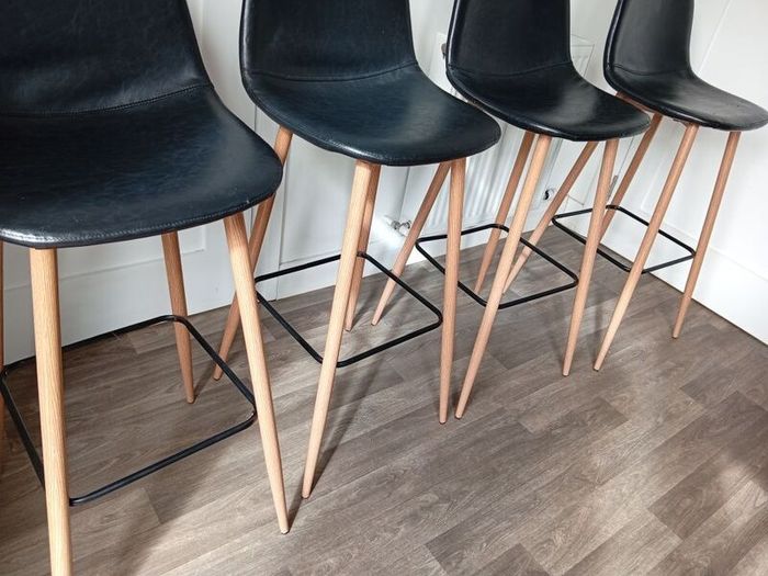 four Jysk bar stools