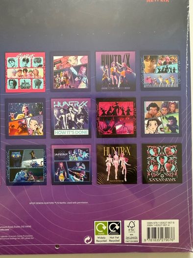 K-Pop Demon Hunters Official 2026 A3 Wall Calendar (New and Sealed)