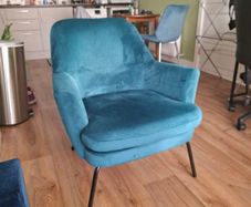 Green Velvet Chair