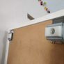 Kitchen Wall Cabinet white with 4 shelves and 1 glass door Image 9