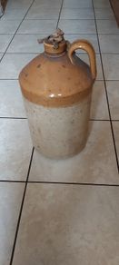 Victorian Stoneware Flagon