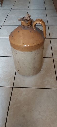 Victorian Stoneware Flagon