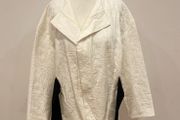 Zara cream belted jacket size 8
