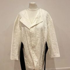 Zara cream belted jacket size 8