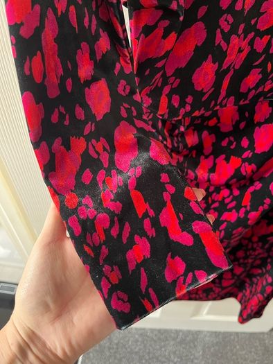New Part Two Velvet Ruched Dress - Size L / Size 12
