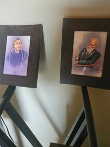 framed lot of pictures