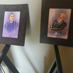 framed lot of pictures