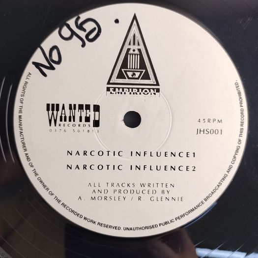 Empirion - Narcotic Influence - Wanted Records - CLASSIC Techno BELTER!! ORIGINAL Pressing! Drogs taking their lives away...