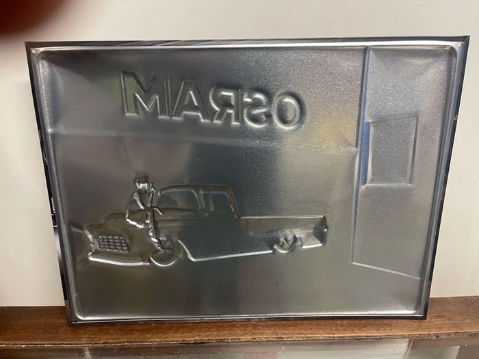 OSRAM metal sign