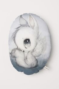 Mrs Mighetto X H&m/baby Exclusive Dusky Blue Cushion