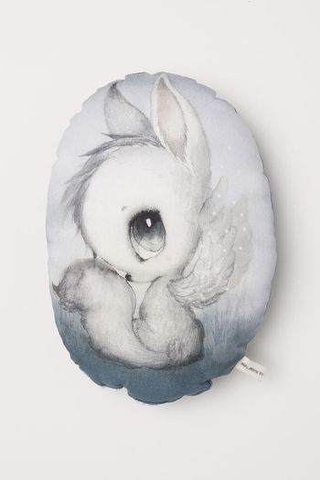 Mrs Mighetto X H&m/baby Exclusive Dusky Blue Cushion