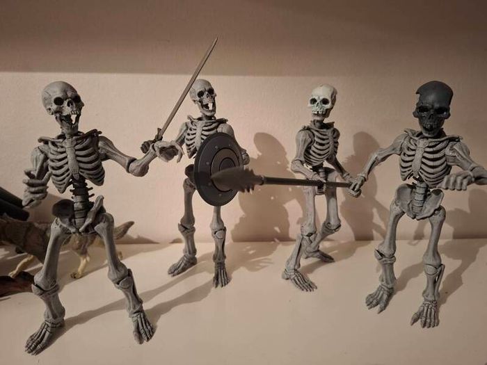Mythic Legions Skeleton figures 4 pack