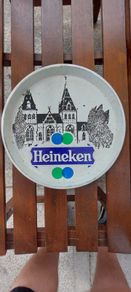 heineken vintage metal beer tray,hard to come by ,blue green,,sold as seen,limited edition